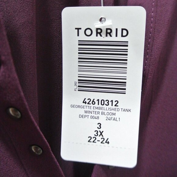 Torrid Georgette Embellished Tank - Picture 6 of 7